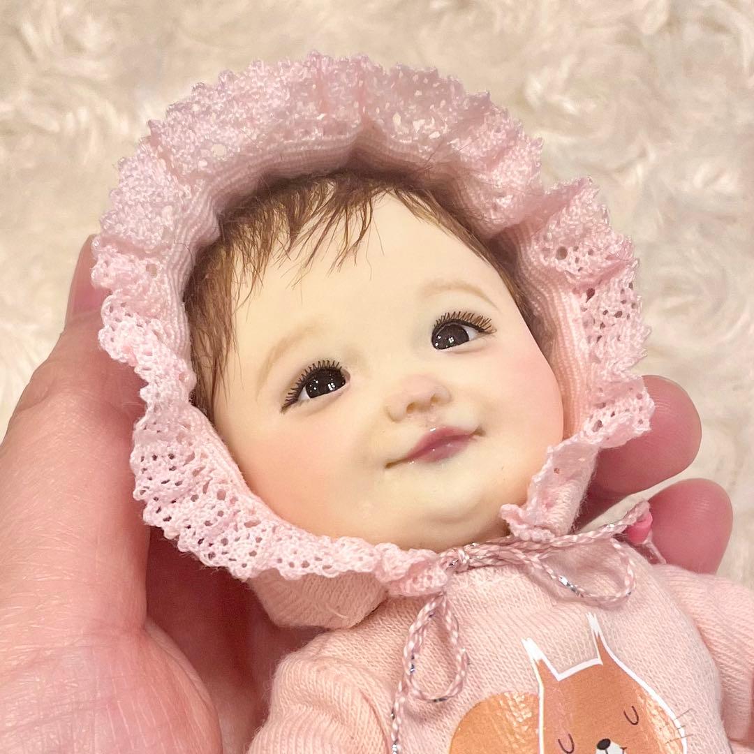 樹脂粘土ベビー おしゃぶりベビー ごきげん