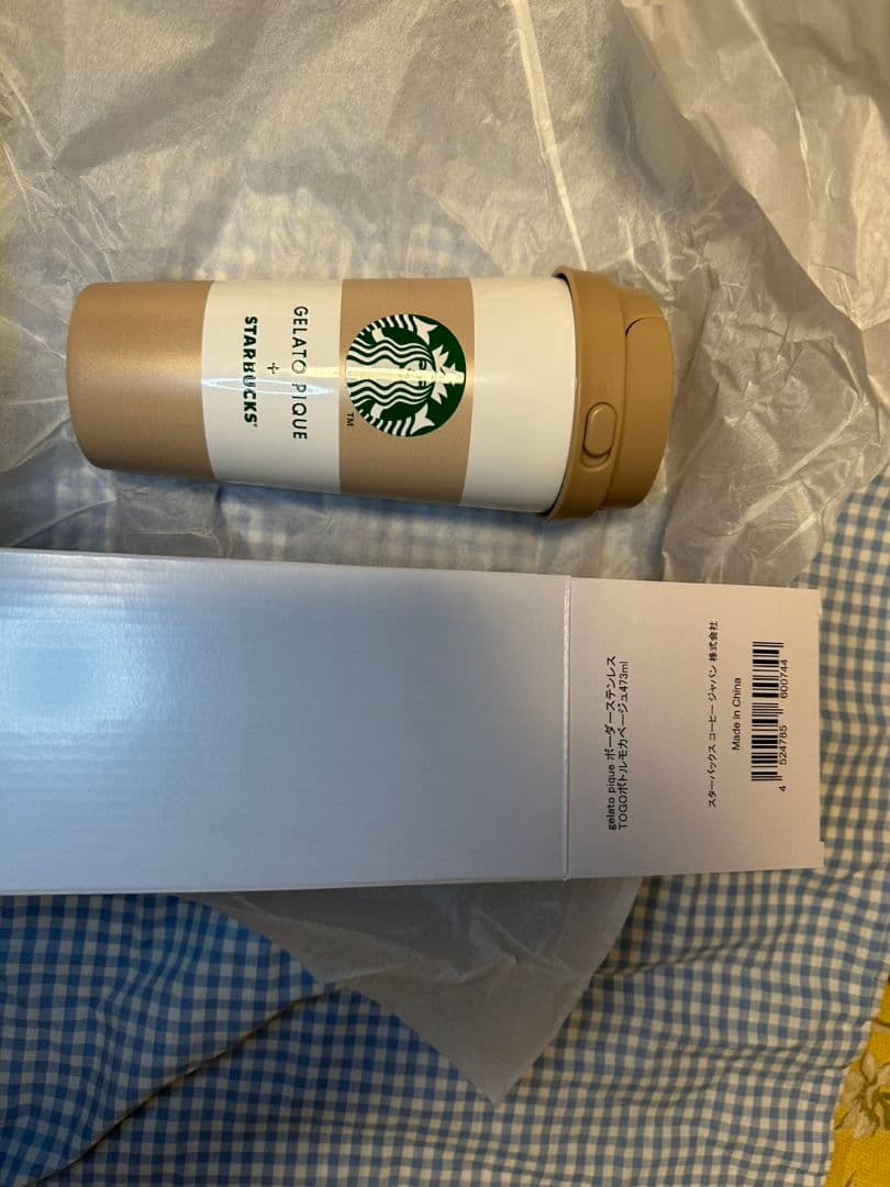 【箱入 新品】GELATO PIQUE + STARBUCKS ベージュ
