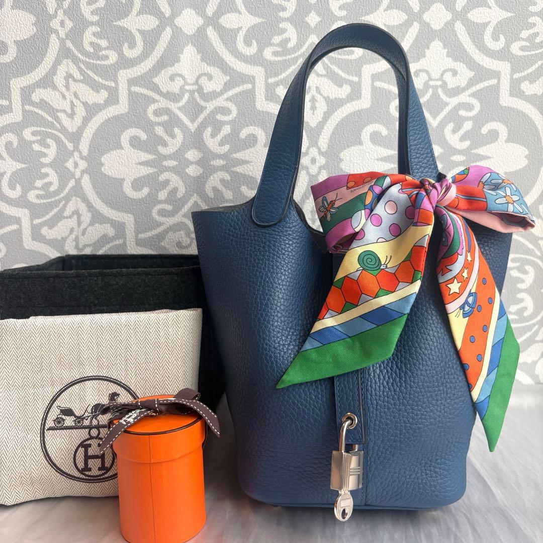 aiken エルメス ピコタンロックPM ブルーアガット X刻印