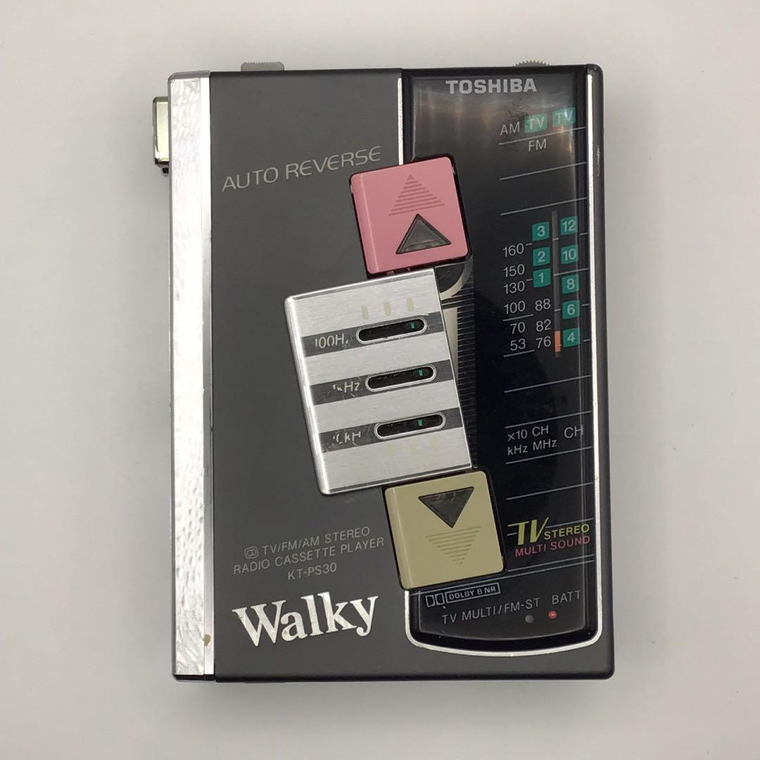 TOSHIBA KT-PS30 ブラック 東芝 Walky カセットプレーヤー