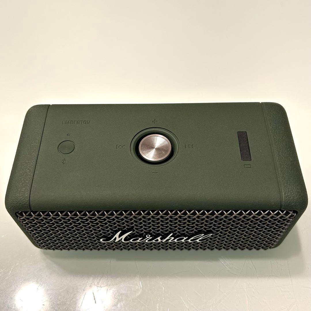 【美品 動作確認済】マーシャル エンバートン 防水 ワイヤレススピーカー 正規品