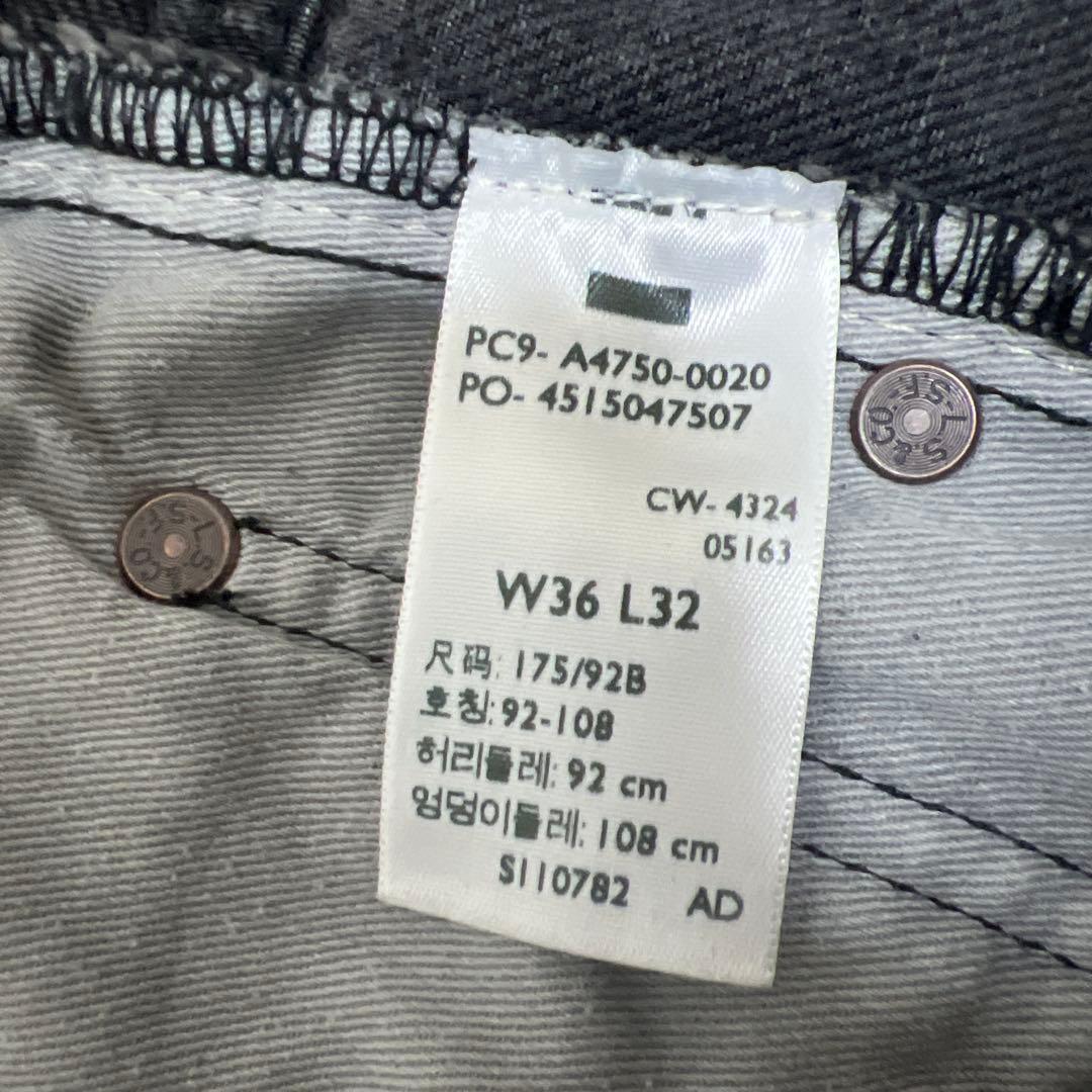 Levi's 578 ブラックデニム バギー w36 l32