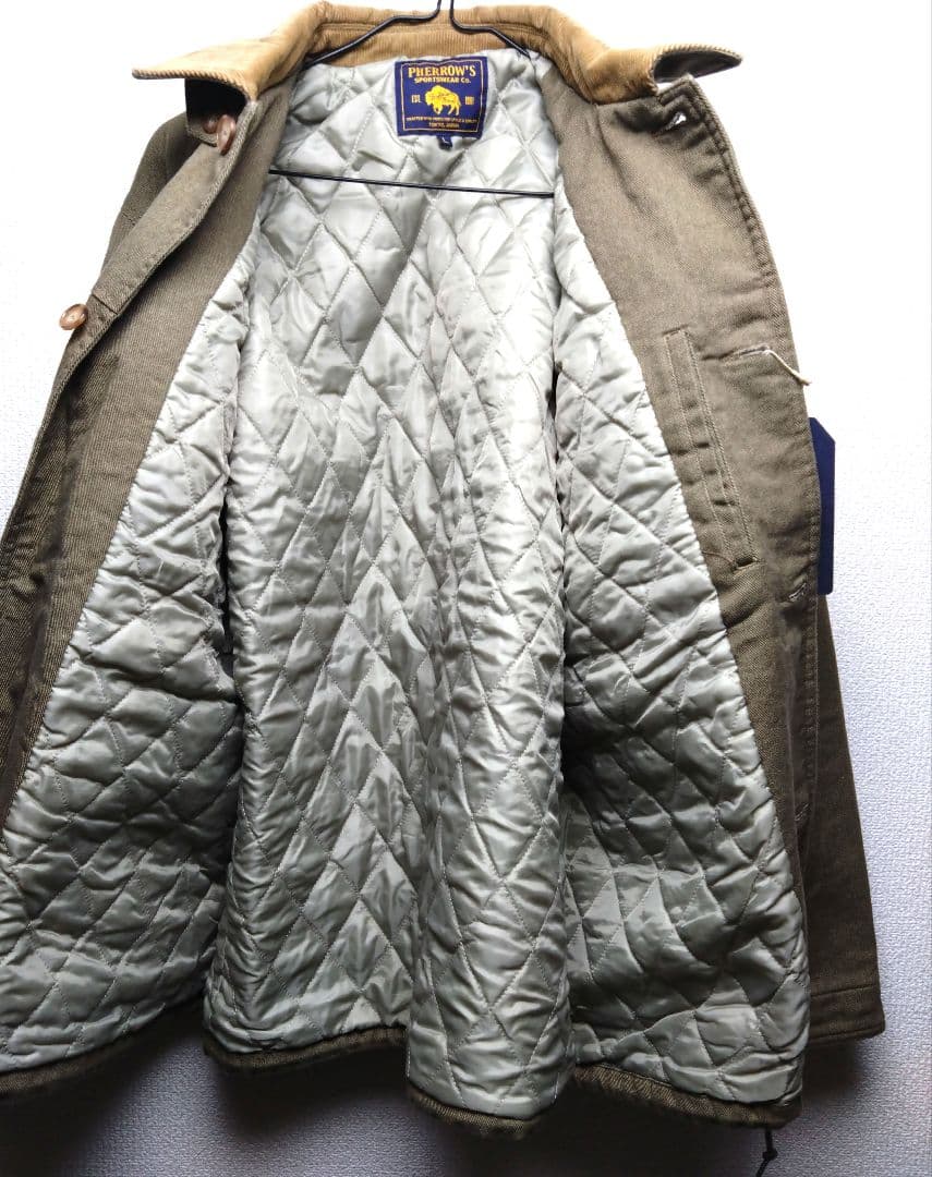 PHERROW'S ハンティングジャケット L オリーブ　フェローズ