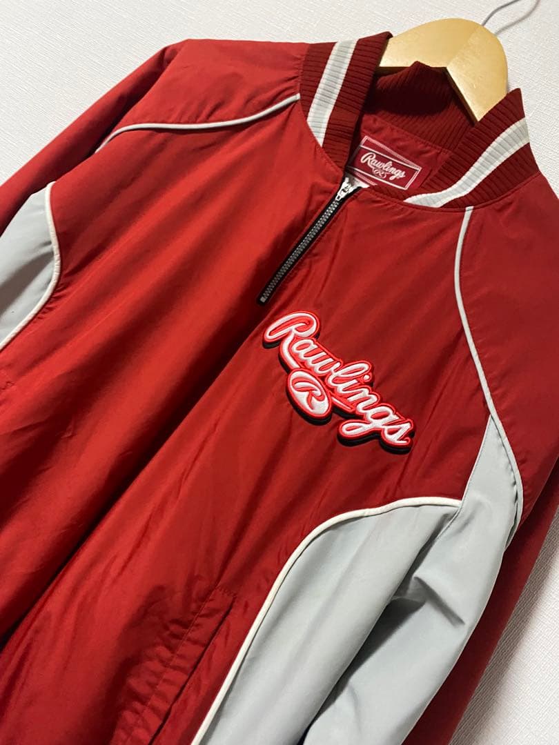 Rawlingsローリングス 野球 アシックスハーフジップ 上下セットアップ L