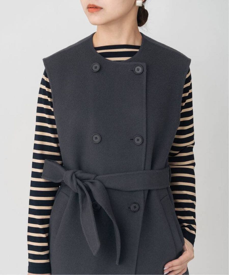 美品　IENA イエナ♡ダブルフェイス ジレ