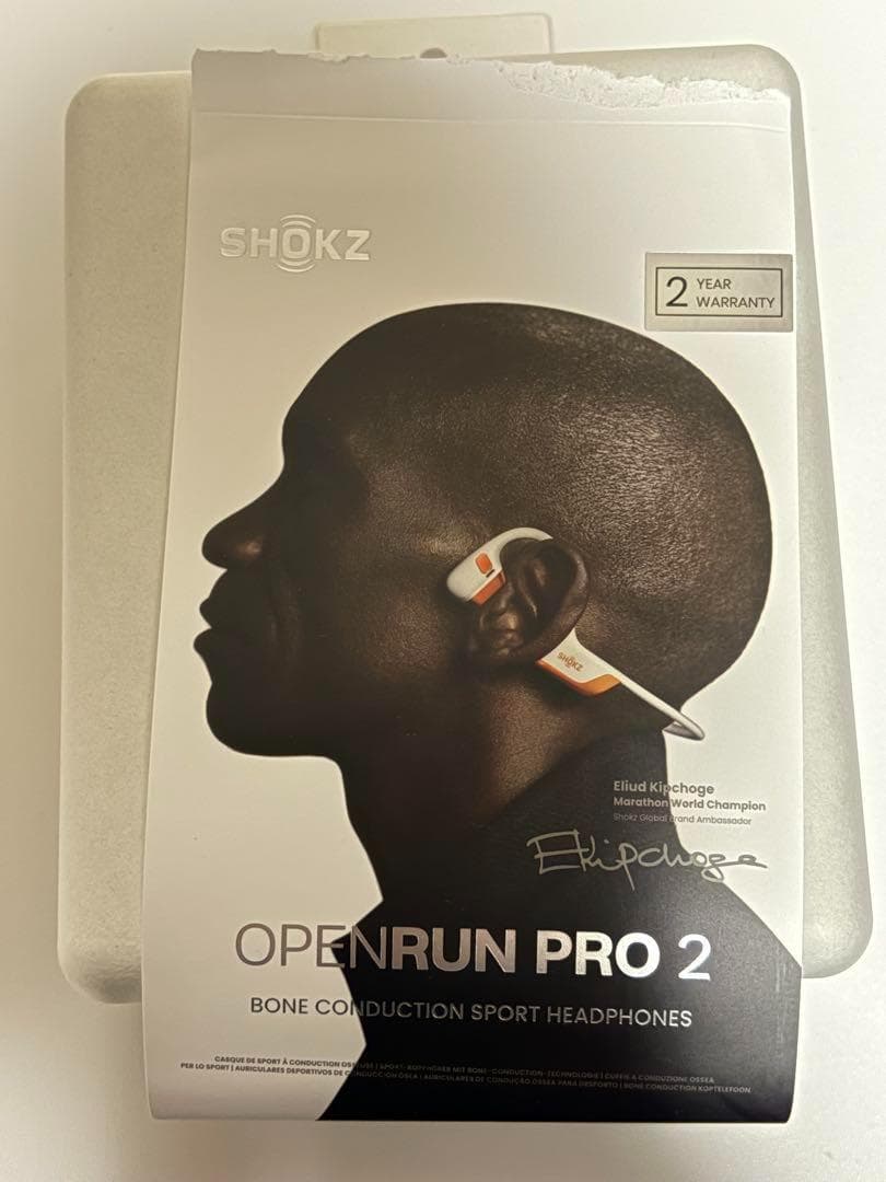 【美品】Shokz OpenRun Pro2 オープンイヤー型 キプチョゲ版