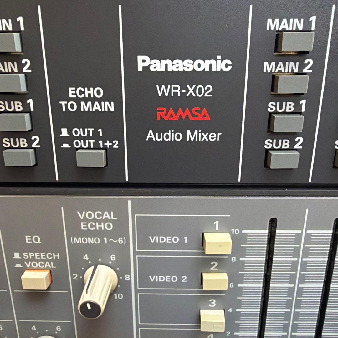 RAMSA パナソニック コンパクトミキサー　WR-X02 オーディオミキサー