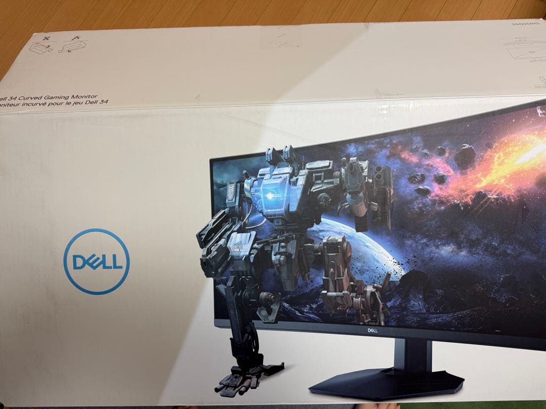 DELL S3422DWG 34インチ ゲーミングウルトラワイドモニター