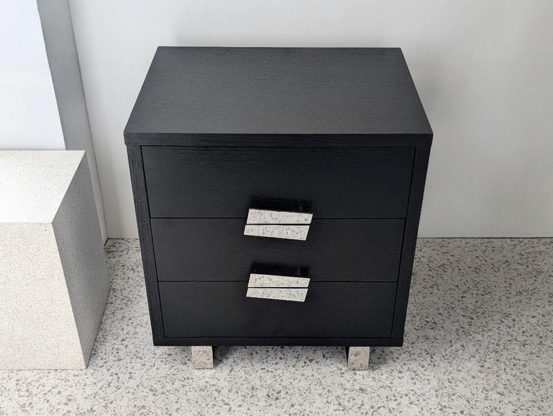 廃盤品 アルモニア メタルハンドル チェスト 引き出し(大) ポストモダン 北欧