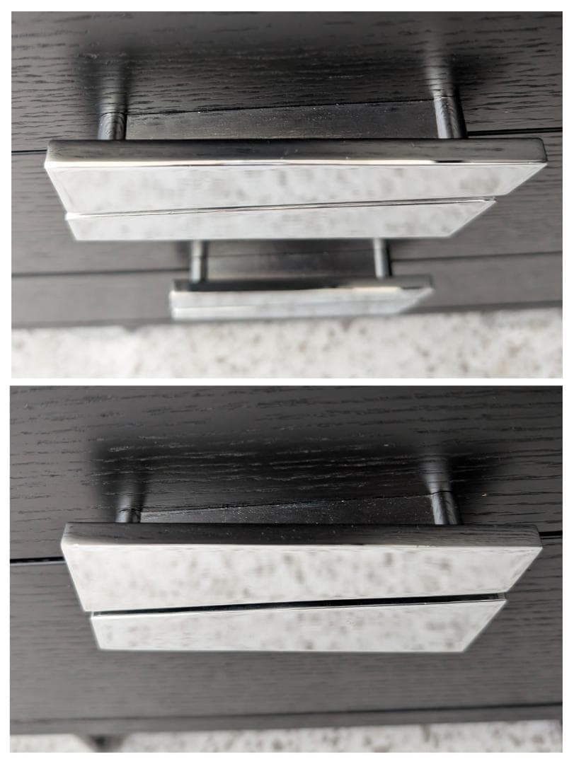 廃盤品 アルモニア メタルハンドル チェスト 引き出し(大) ポストモダン 北欧