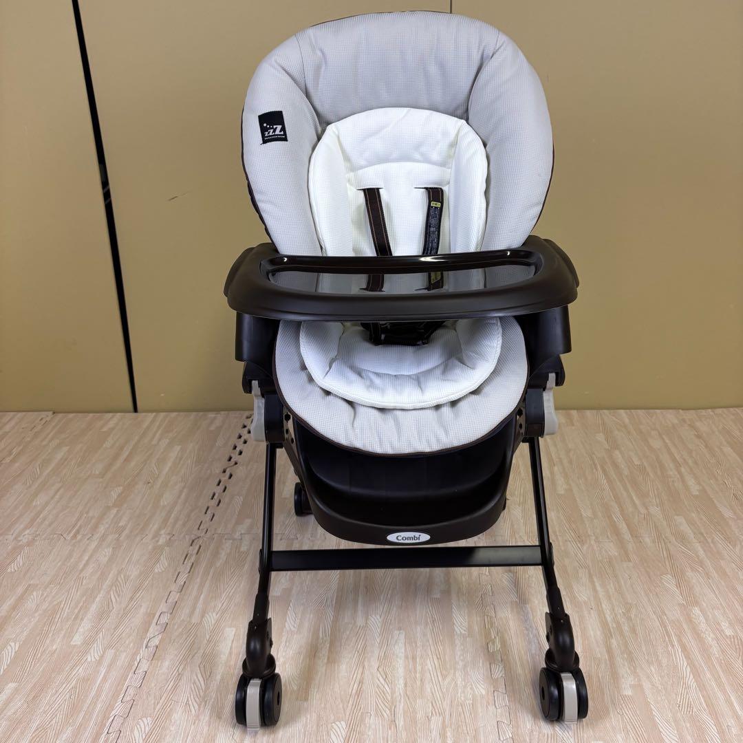 クリーニング済　☆未使用に近い☆　コンビ　ハイローベッド＆チェア　ネムリラ