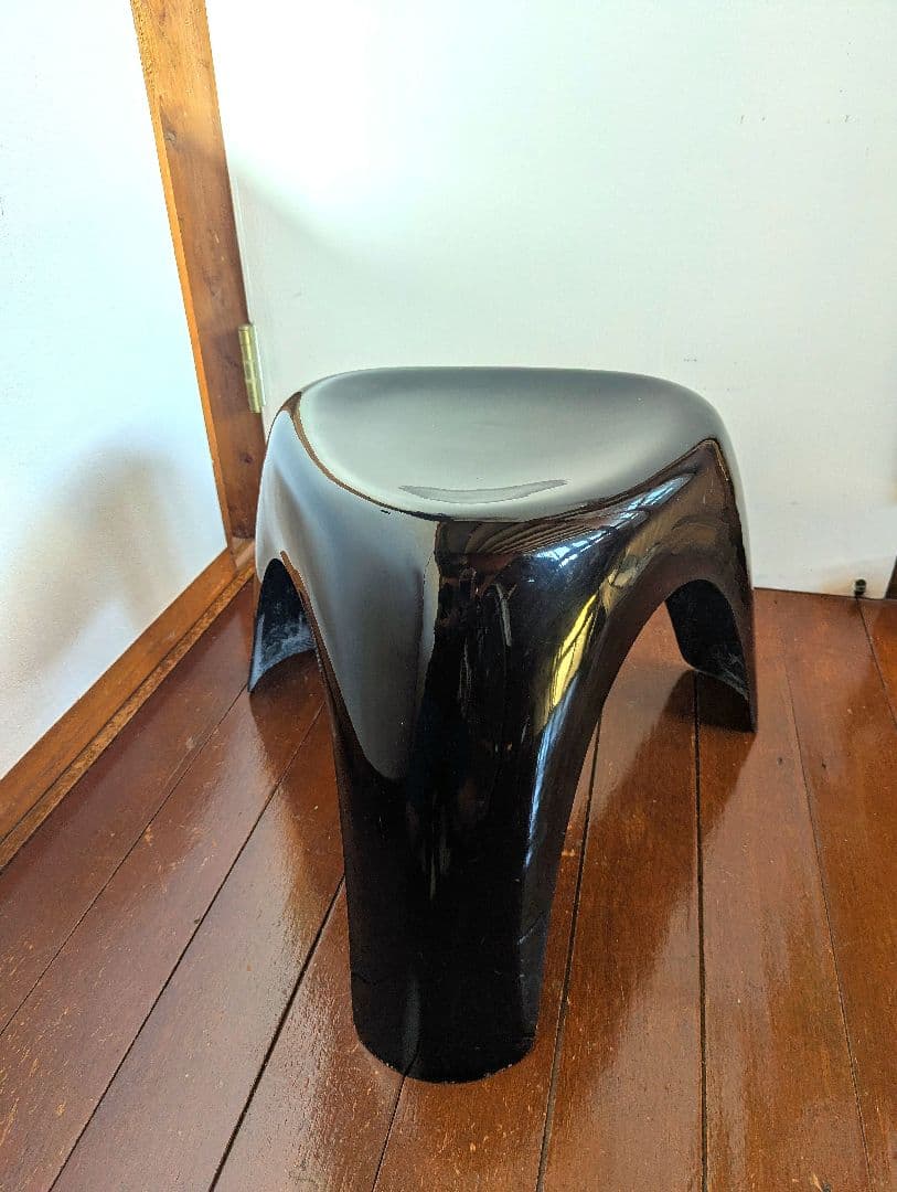 柳宗理　habitat エレファントスツール　黒