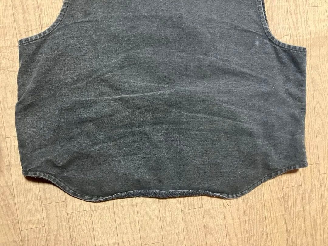 Carhartt カーハート ダックベスト 90sUSA製　ダークグレーオリーブ