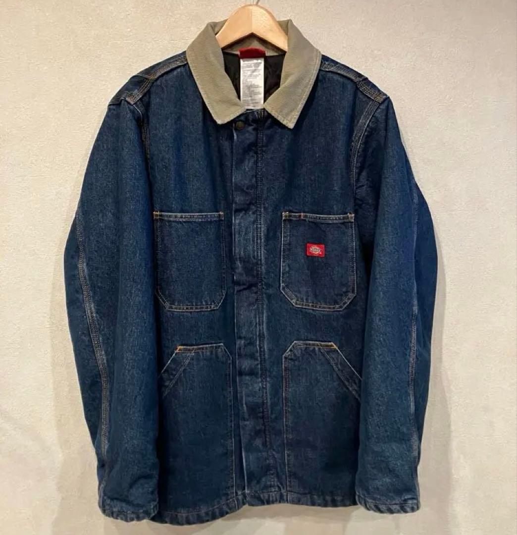 【Dickies】ディッキーズ デニム カバーオール 中綿入り ※値下不可※