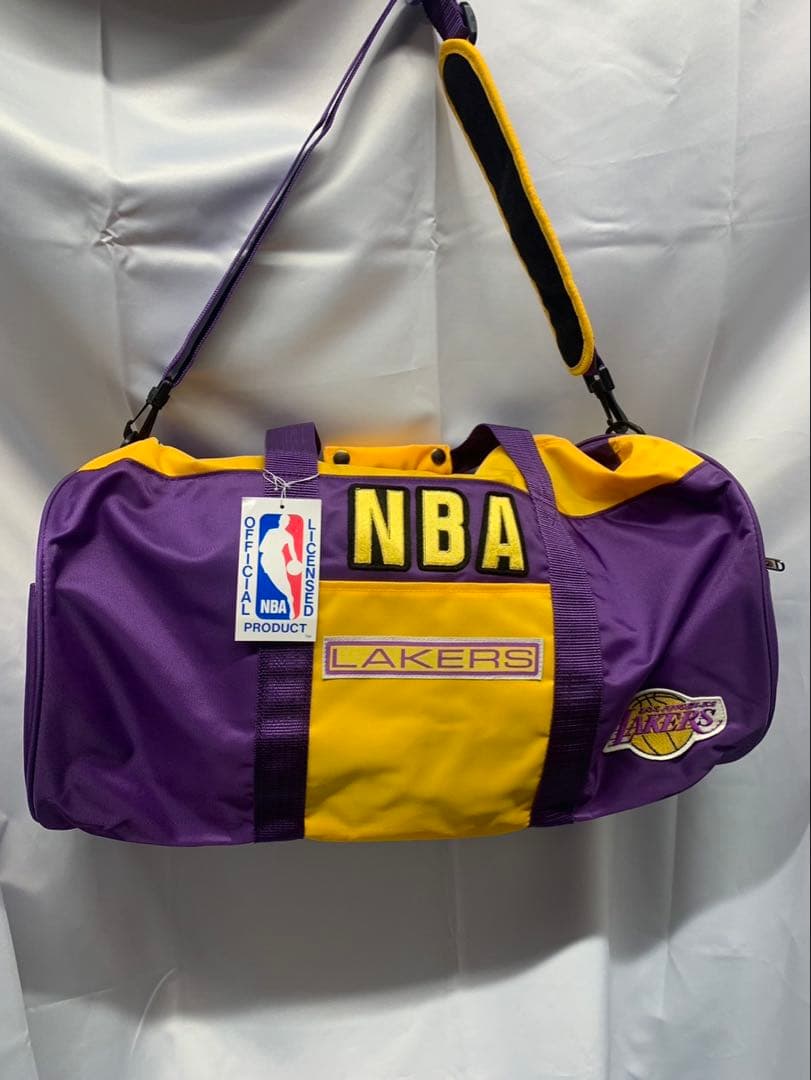 【新品未使用品】NBA LAKERS ドラムバッグ 紫と黄色