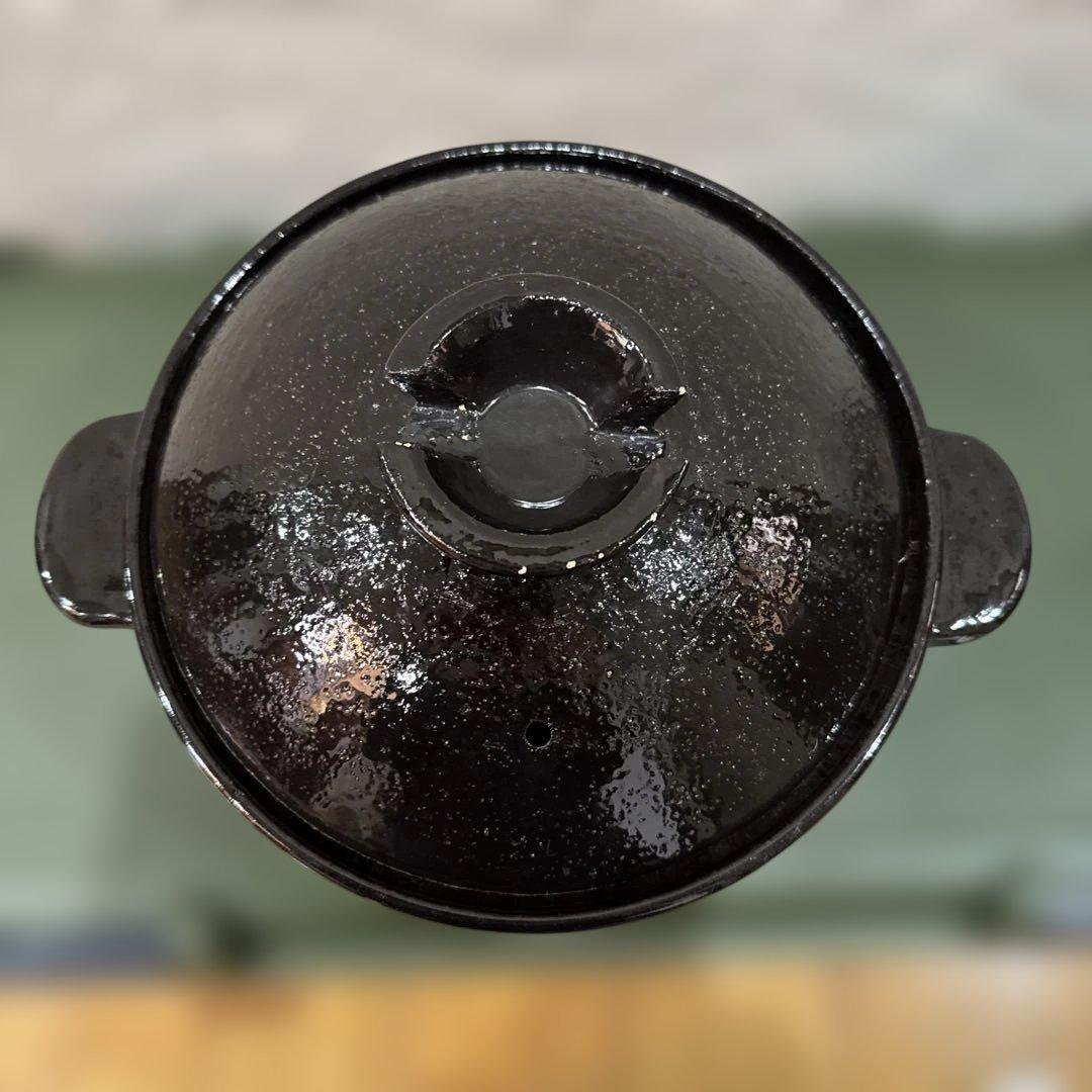 美品 長谷園 かまどさん 土鍋 五合炊き