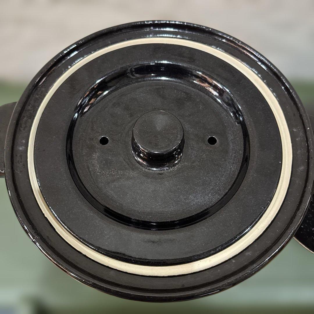 美品 長谷園 かまどさん 土鍋 五合炊き