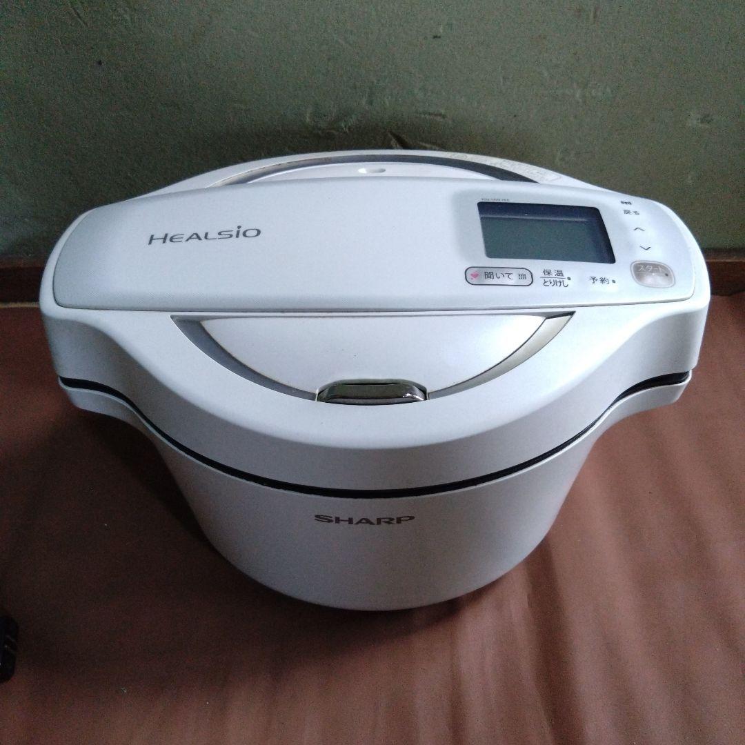 シャープ　水なし自動調理器　KN-HW16E-W