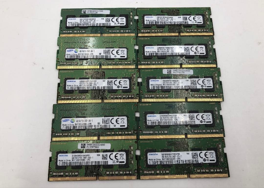 Samsung DDR3 4GB メモリ 10枚セット