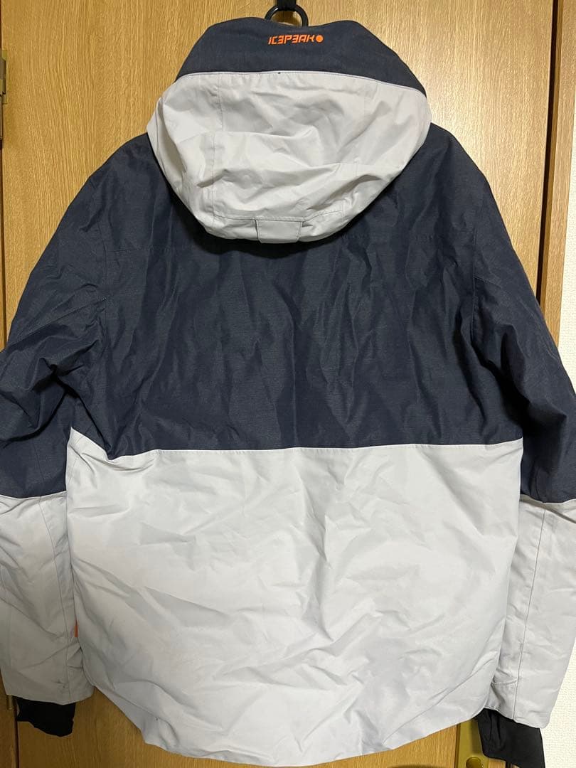 ICEPEAK ネイビー/ホワイト スキーウェア 上下セット XL