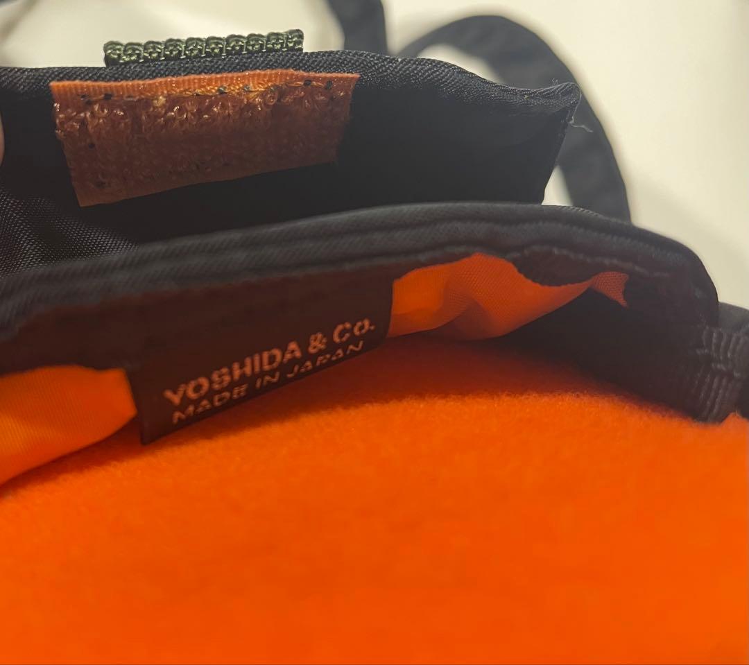 PORTER EXCHANGE GPS HOLDER黒/オレンジ