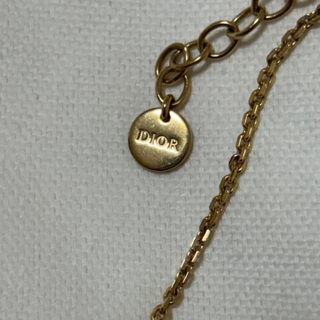 cd navy ネックレス　ハート　クリスチャンディオール