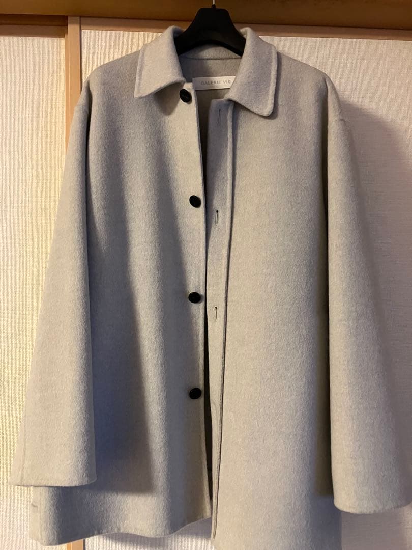 GALERIE VIE ギャルリーヴィーダブルフェイスシャツコート