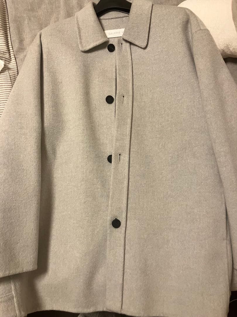 GALERIE VIE ギャルリーヴィーダブルフェイスシャツコート