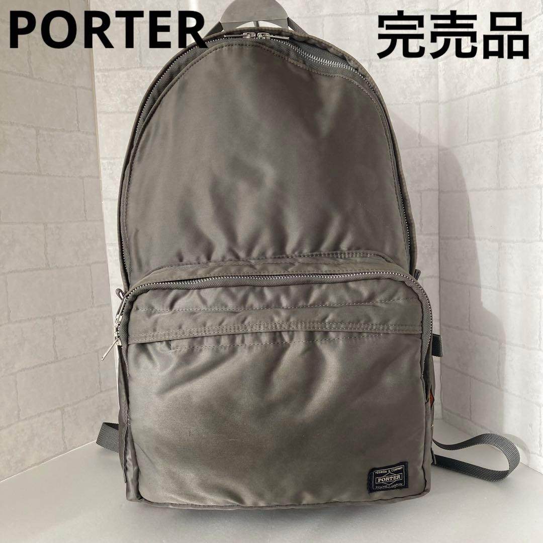 完売品 ポーター タンカー リュック バックパック シルバーグレー