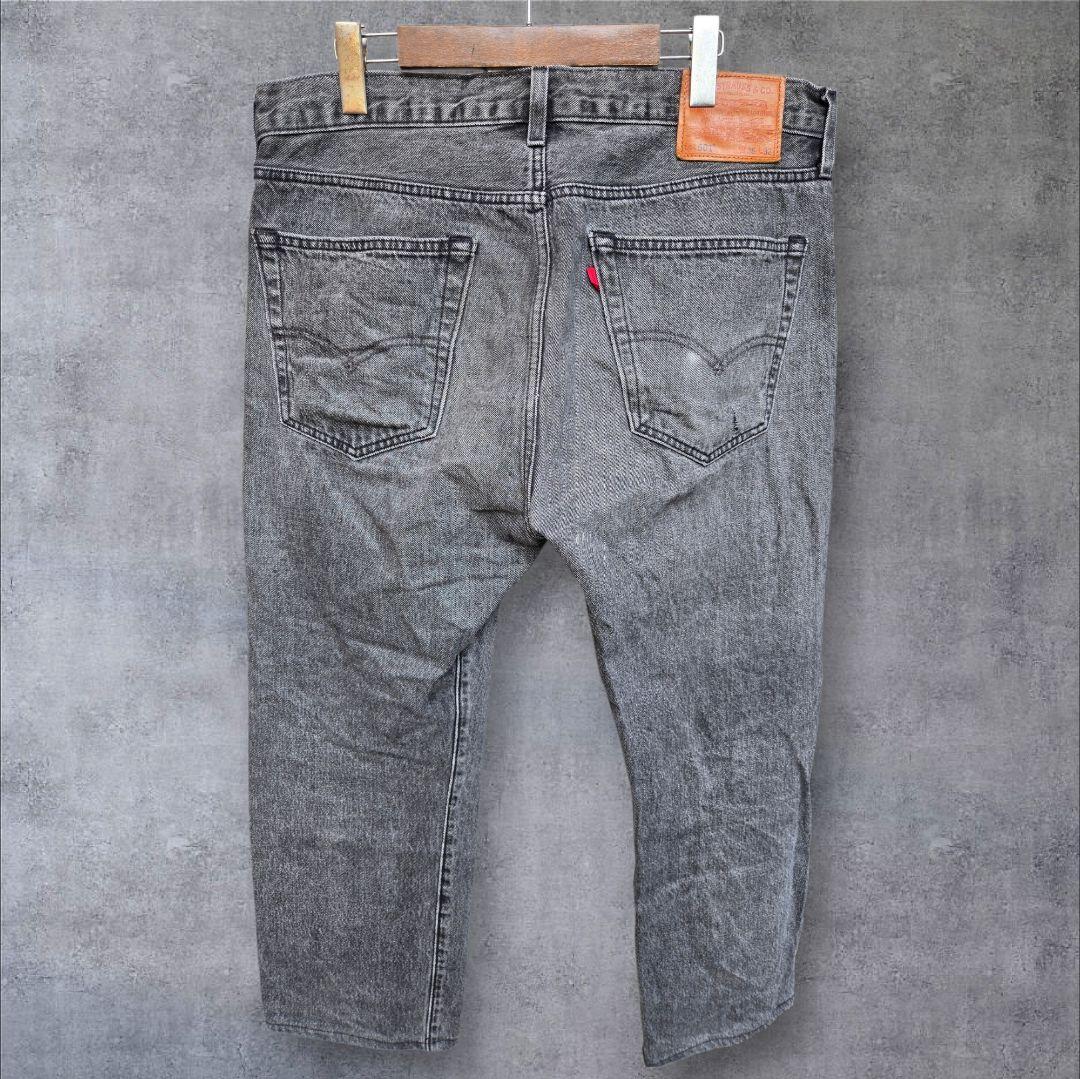 極美品 Levi's 501 ブラックデニム W36 墨黒 濃紺 現行 赤耳