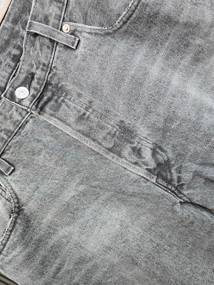 極美品 Levi's 501 ブラックデニム W36 墨黒 濃紺 現行 赤耳