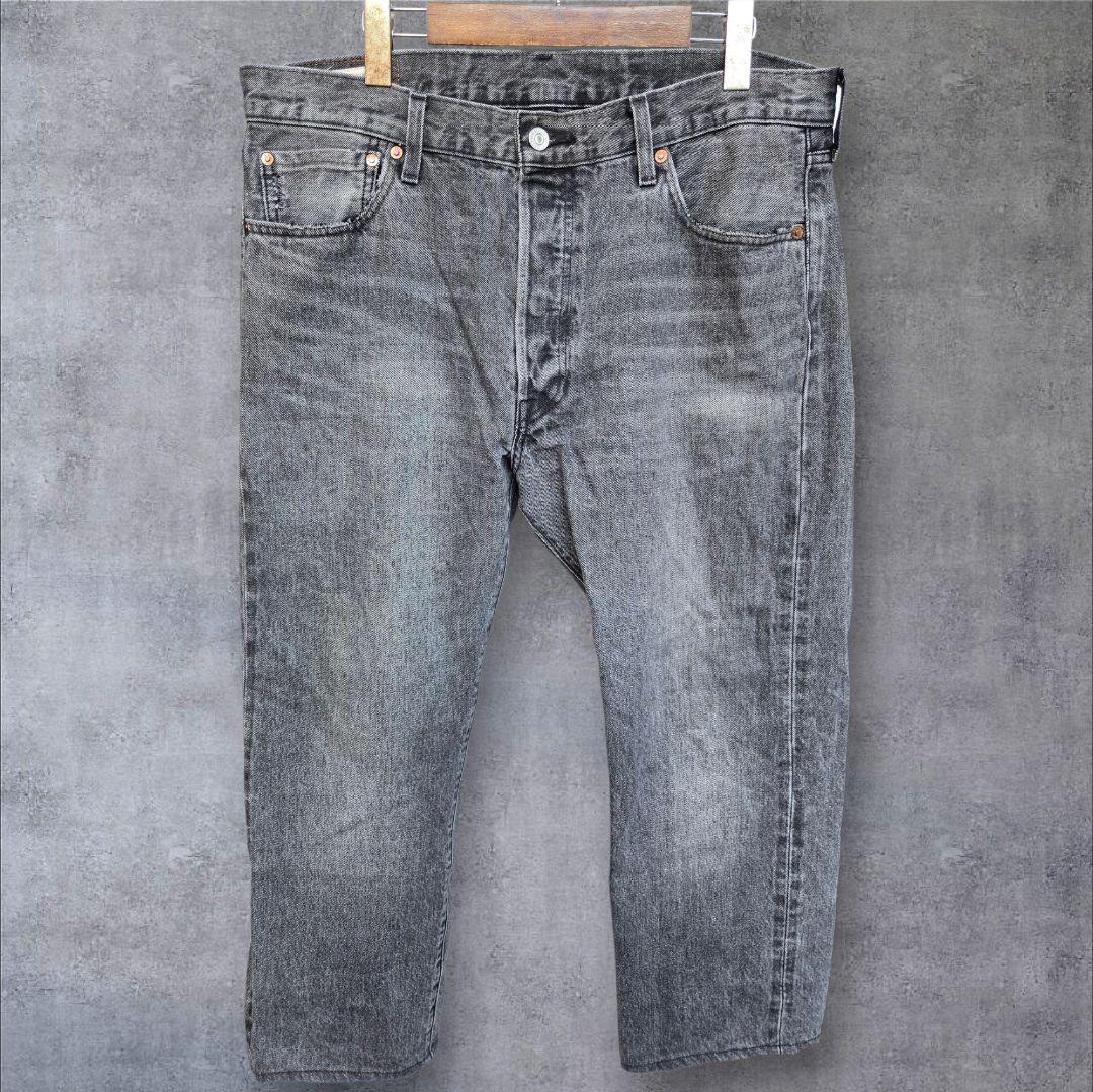 極美品 Levi's 501 ブラックデニム W36 墨黒 濃紺 現行 赤耳