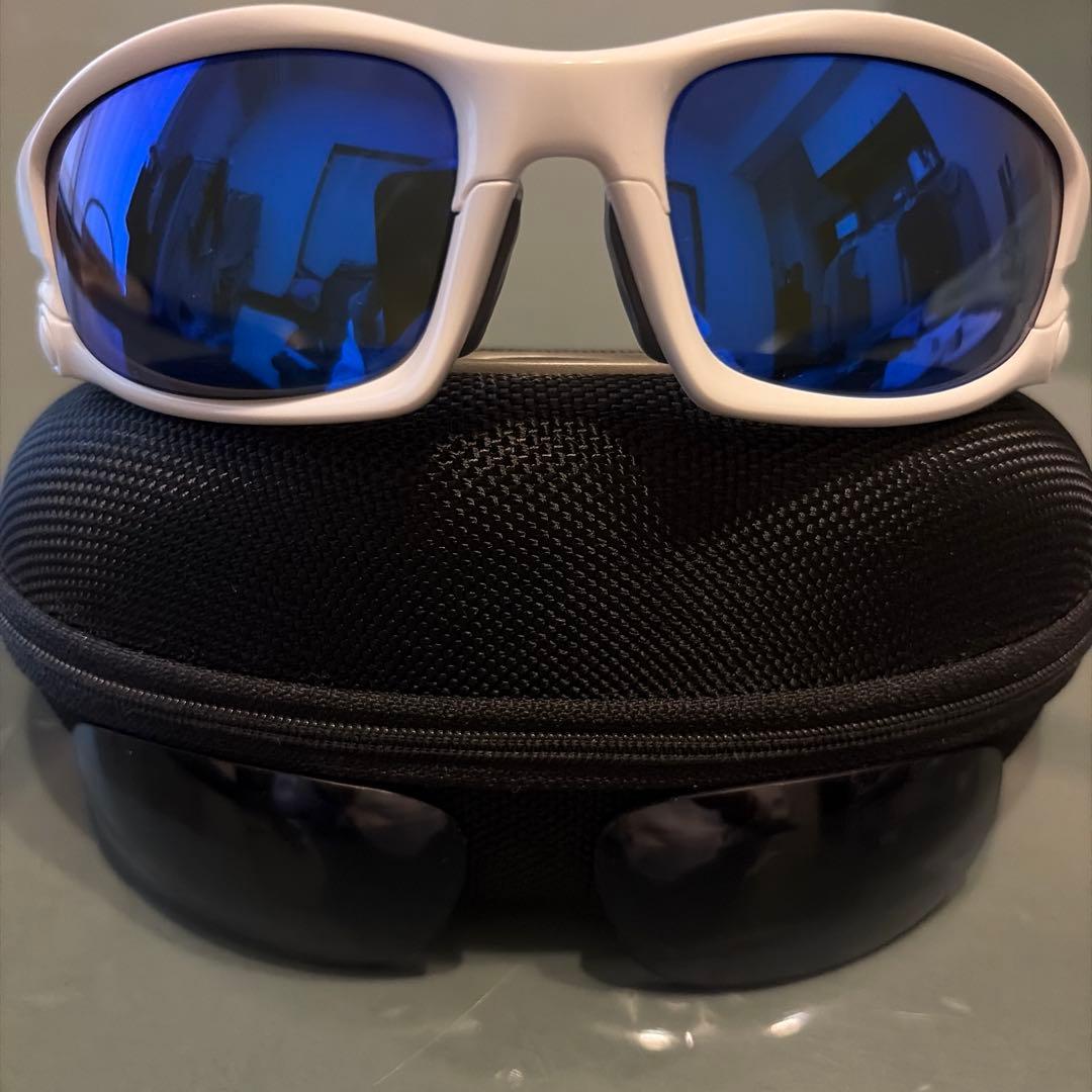 OAKLEY スプリットジャケット 偏光レンズ　替レンズ　ケース付き