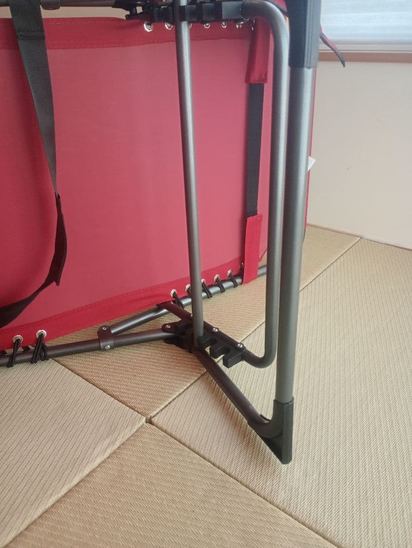 【トシ様】KingCampサマーベッド　 折りたたみベッド 3way レッド