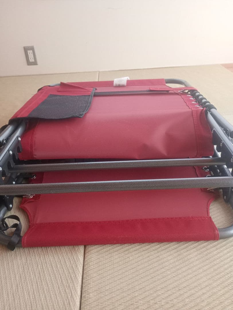 【トシ様】KingCampサマーベッド　 折りたたみベッド 3way レッド