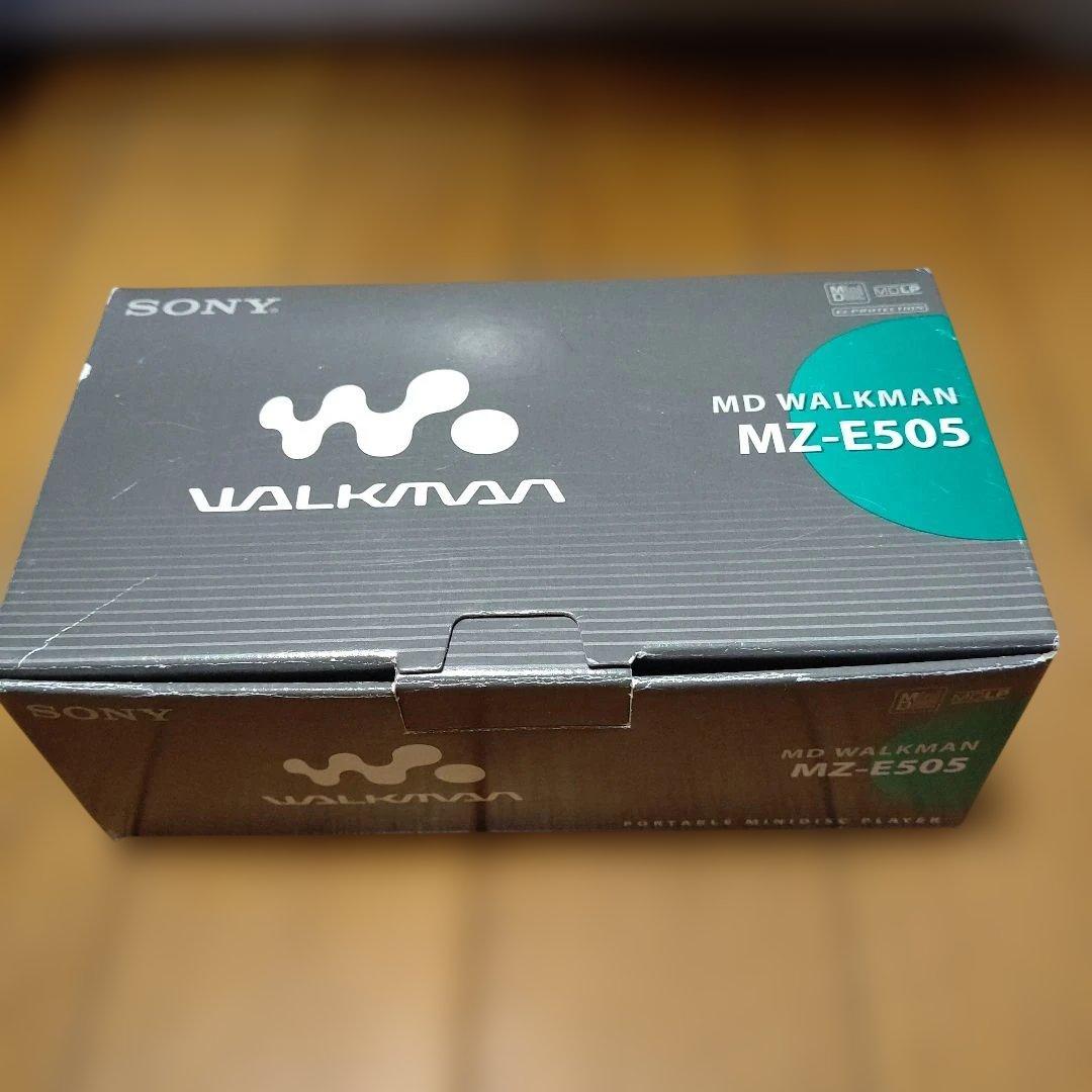 ほぼ完品 SONY ポータブルMDプレーヤー MZ-E505