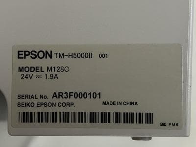 【お得！】EPSONレシートプリンター TM-5000Ⅱ　綺麗な商品です
