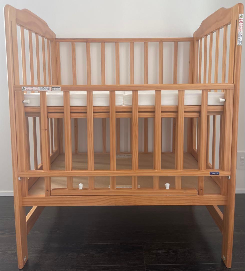 KATOJI ハイシート ミニベビーベッド 敷布団付き