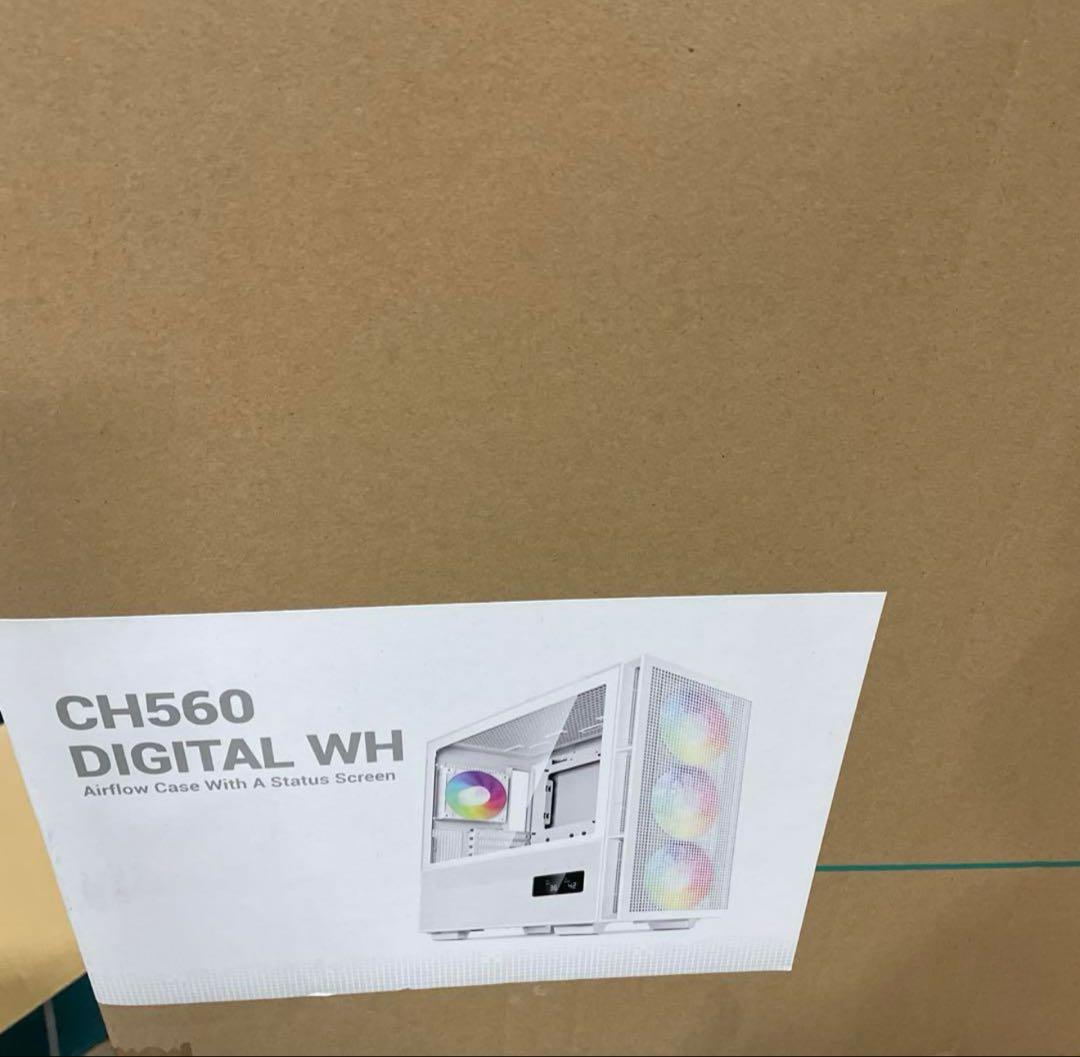 未開封 DEEPCOOL ミドルタワーケース CH560 DIGITAL WH