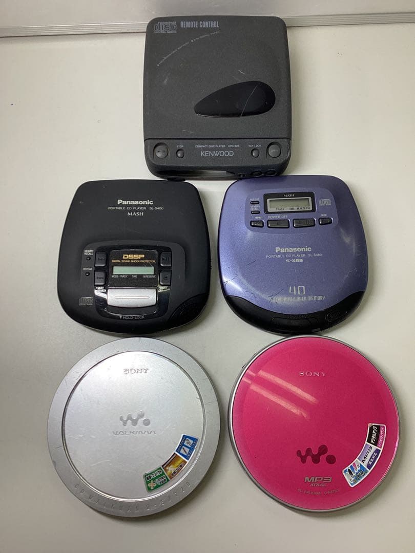 d*7様 ジャンク品　KENWOOD、Panasonic、SONY まとめて5点