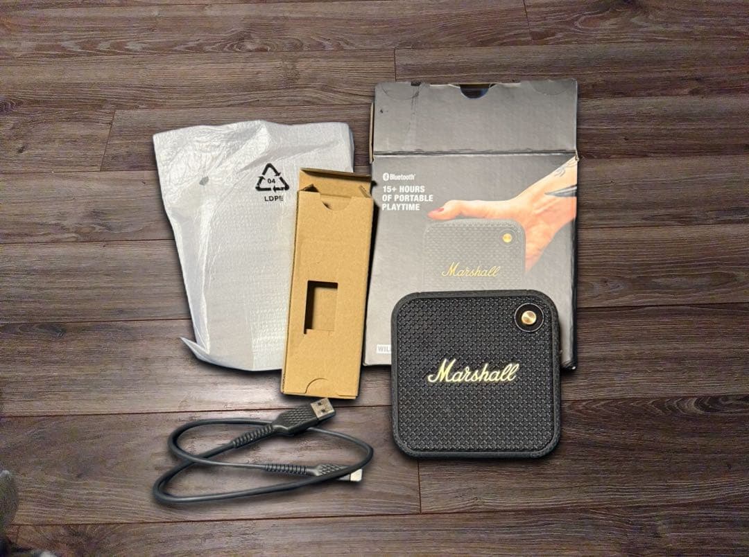 Marshall WILLEN Bluetoothスピーカー　ブラック