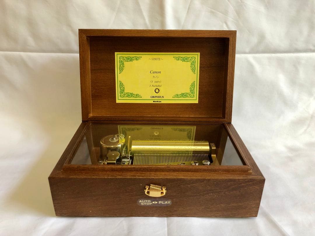 ORPHEUS サンキョー 日本電産高級オルゴール オルフェウス カノン 50弁