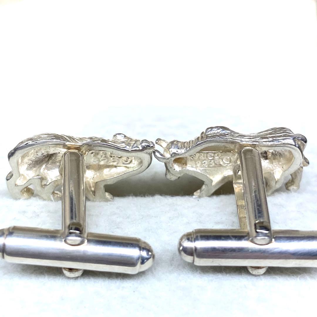美品☆ティファニー☆TIFFANY☆925☆ヴィンテージ☆牛と熊のカフス