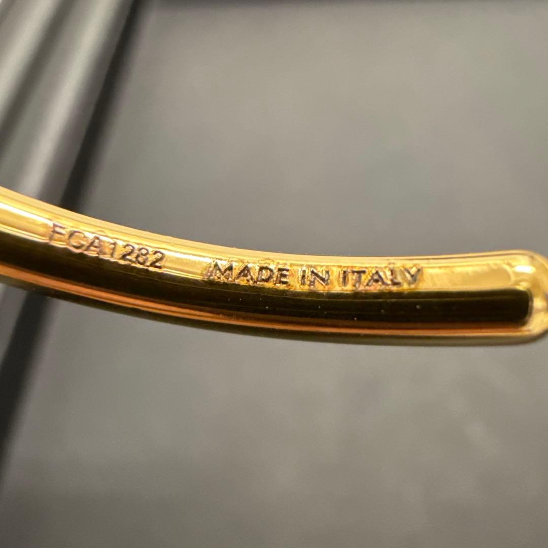 CELINE ゴールド ノットデザインバングル