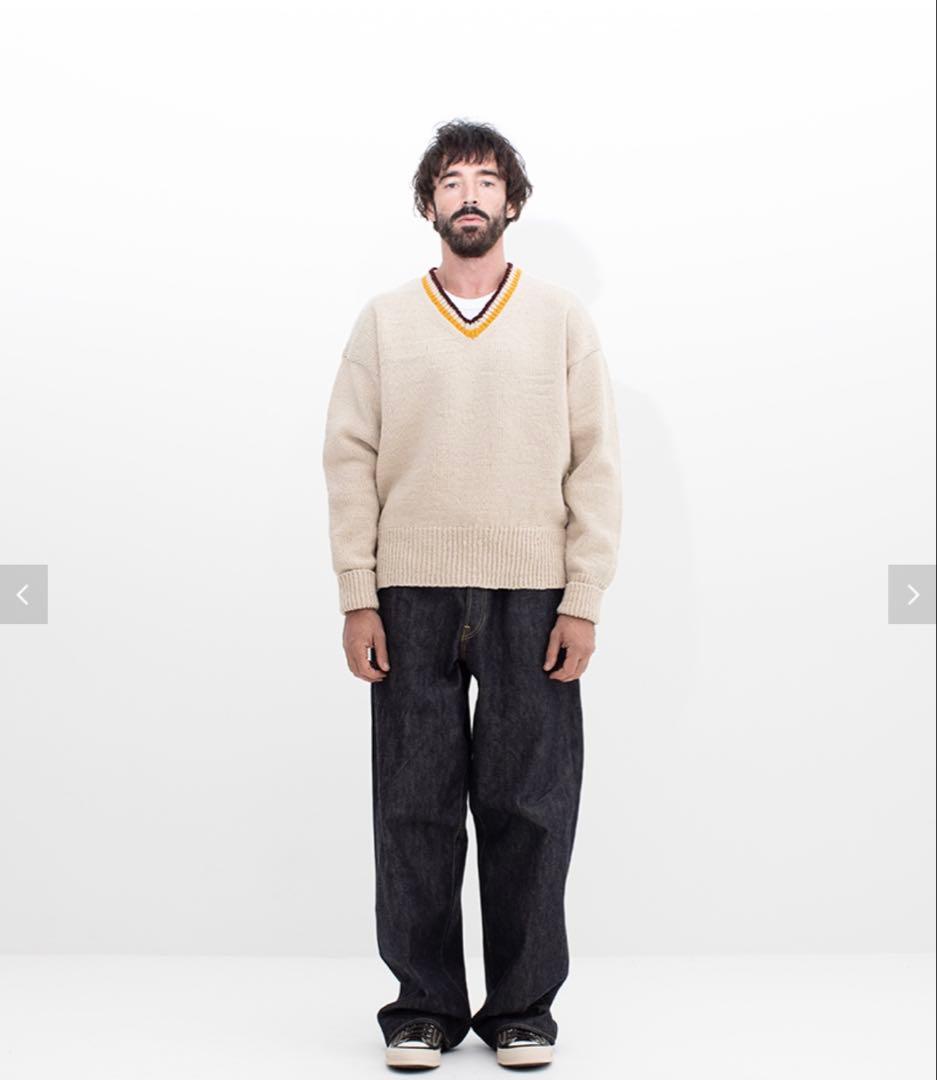 visvim 2025AW COLLEGE V-NECK KNIT サイズ2