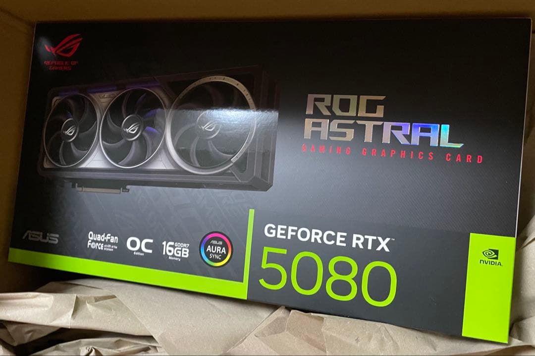 新品未開封 ASUS ROG ASTRAL GEFORCE RTX 5080