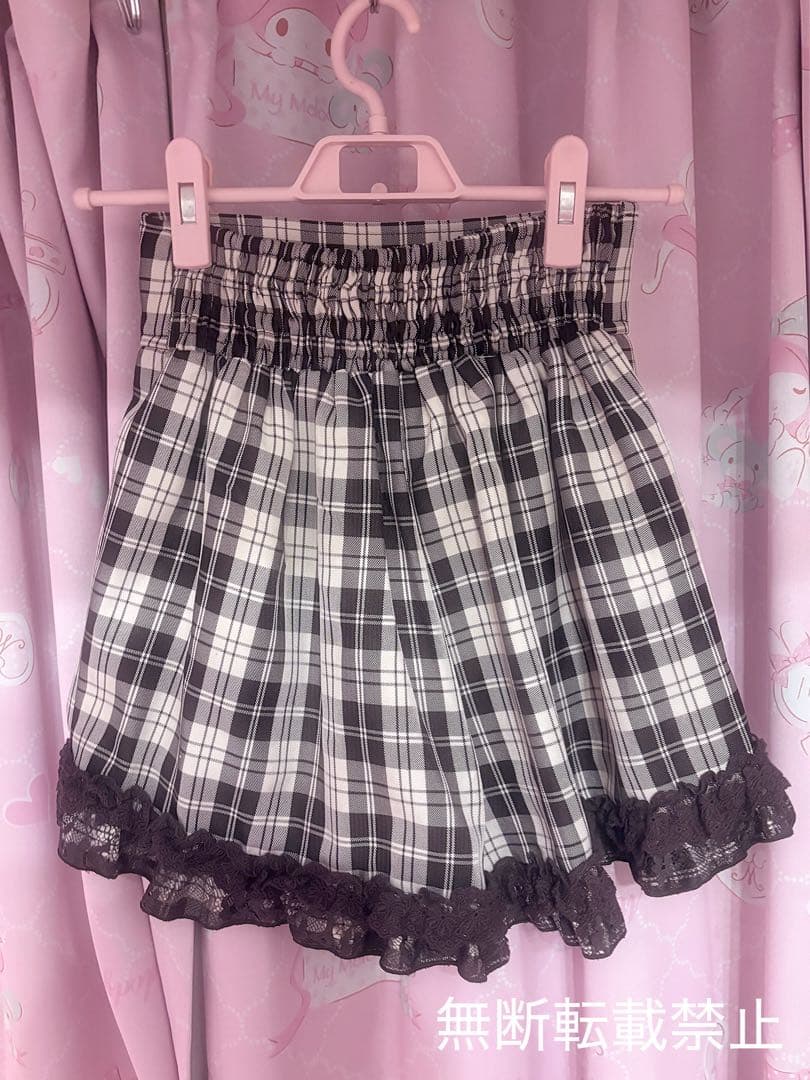 LIZLISA ハートエプロンジャンスカセットアップ グレー 地雷系 地雷