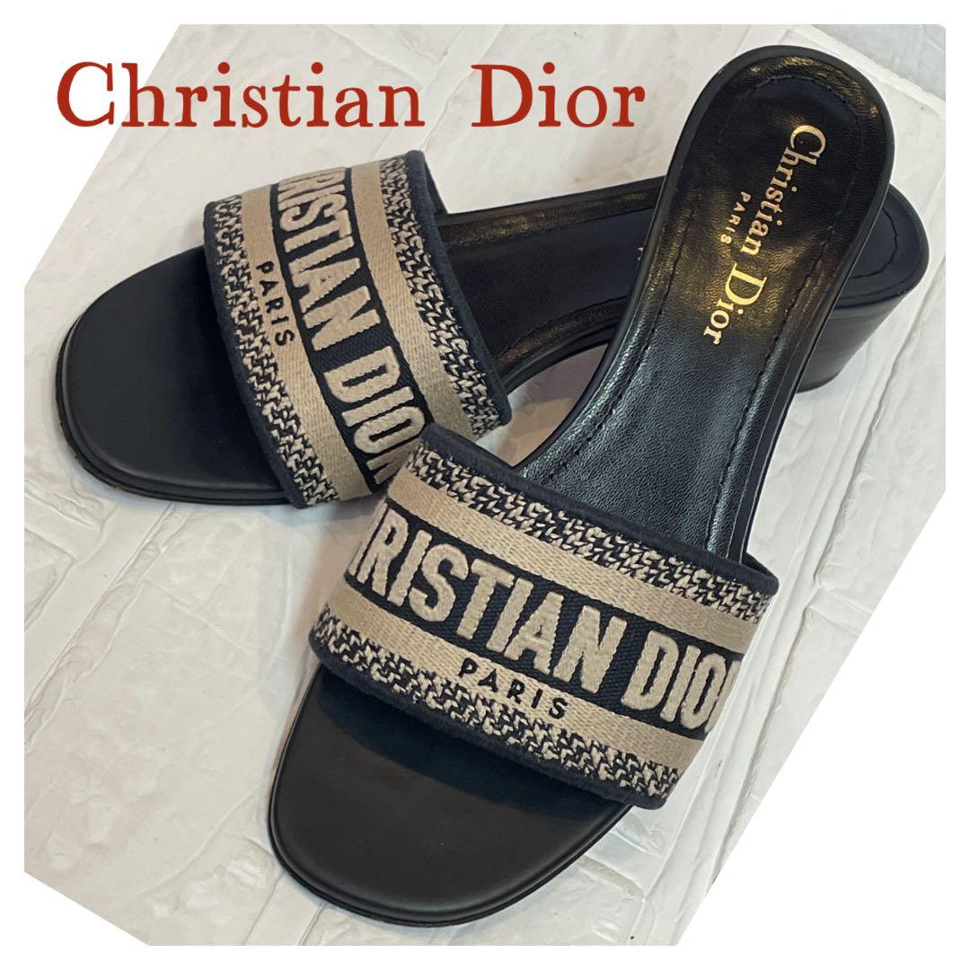 【良品】Christian Dior ディオール　サンダル　ミュール　❤︎