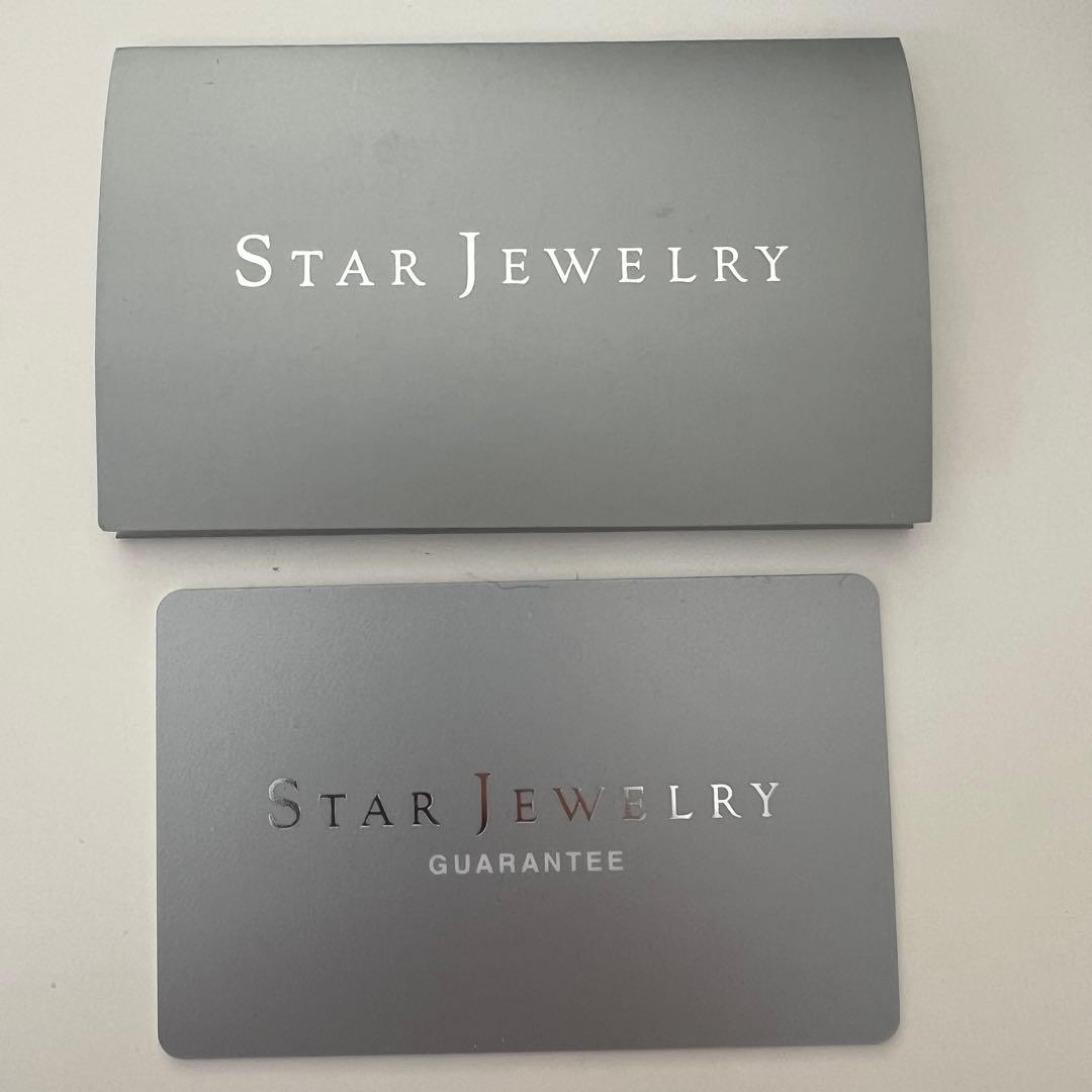 スタージュエリー　ネックレス　クロス　ダイヤモンド　証明書　箱付き