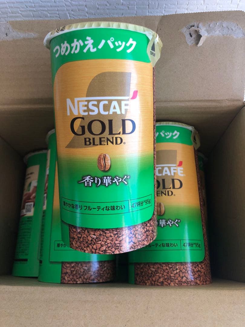 ネスカフェ ゴールドブレンド 香り華やぐ エコ&システムパック 95g 12本